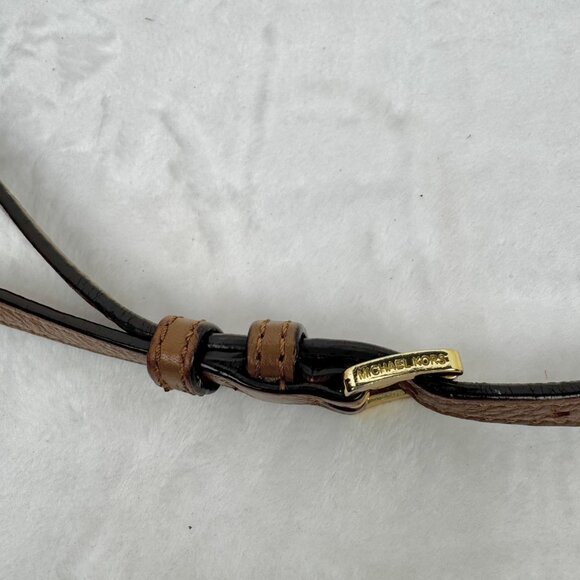 Michael Kors Brown Pebbled Leather Crossbody Shoulder Bag Magnetic Closure READ - Picture 15 of 16